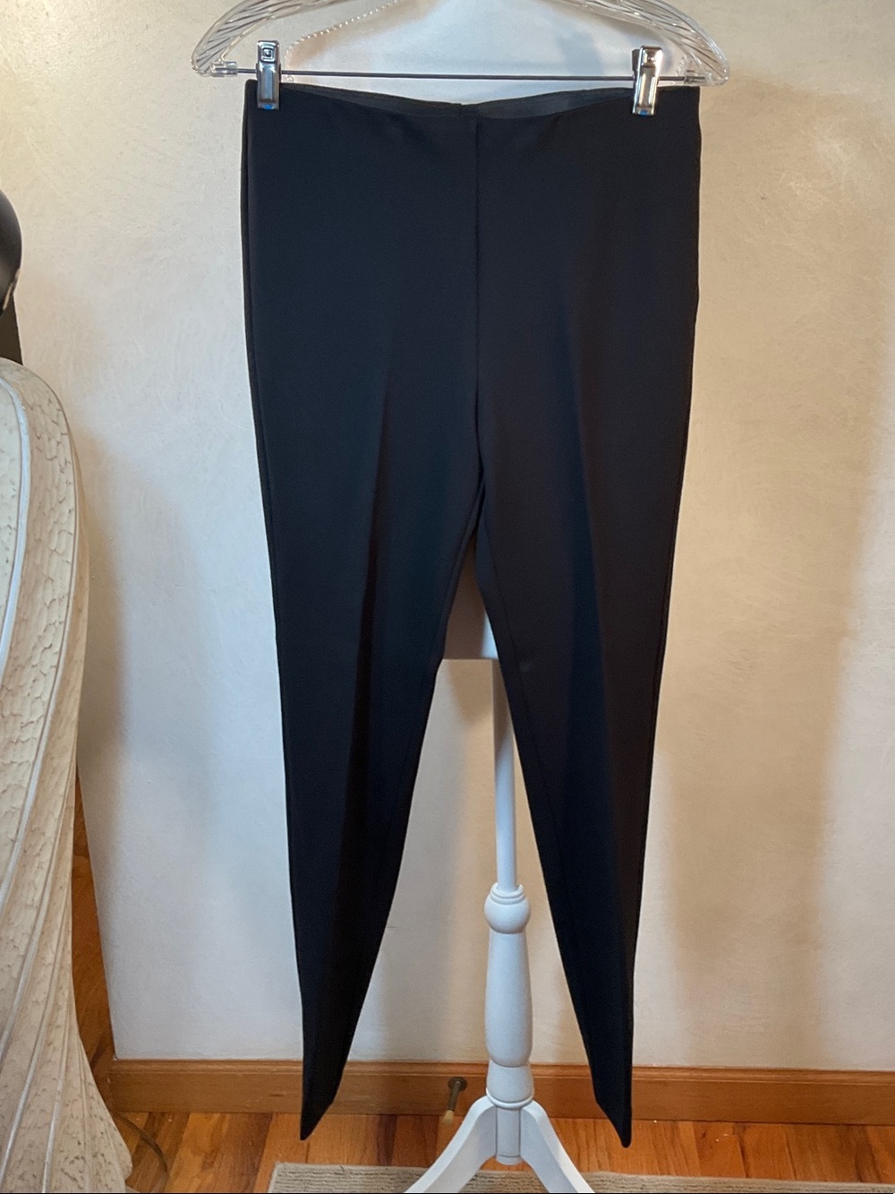 Anne Klein Black Ponte Tapered Leggings